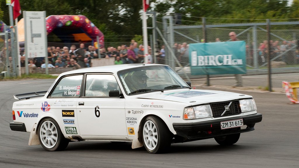 Heino Mejer og Bo Mølgaard i Fårvang Rallyshow 2017 (Arkivfoto)
(Foto: rallypics.dk – Viggo Johansen)